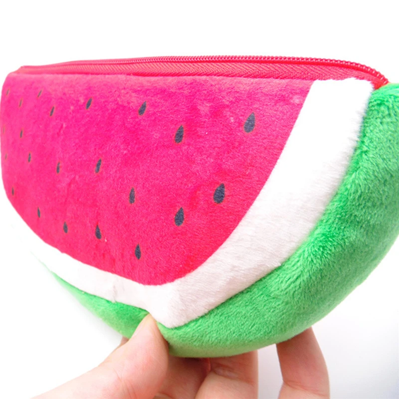 Модный милый чехол-карандаш с лимоном портативный плюшевый бархатный кошелек