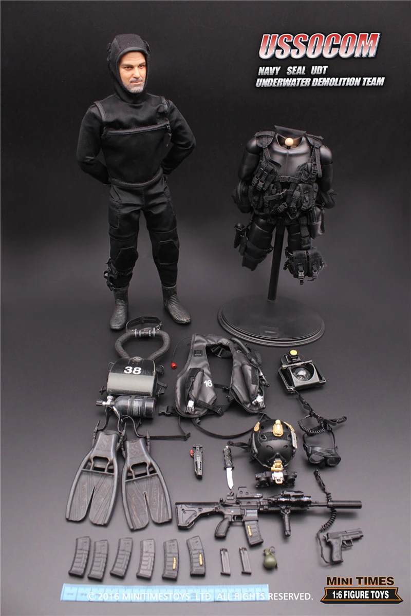 Мини Таймс игрушки M003 1/6 Ussocom темно-синее уплотнение подводный снос команда