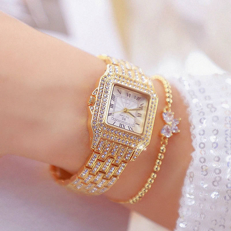 Новинка 2019 популярные часы с австрийскими кристаллами женские бриллиантами