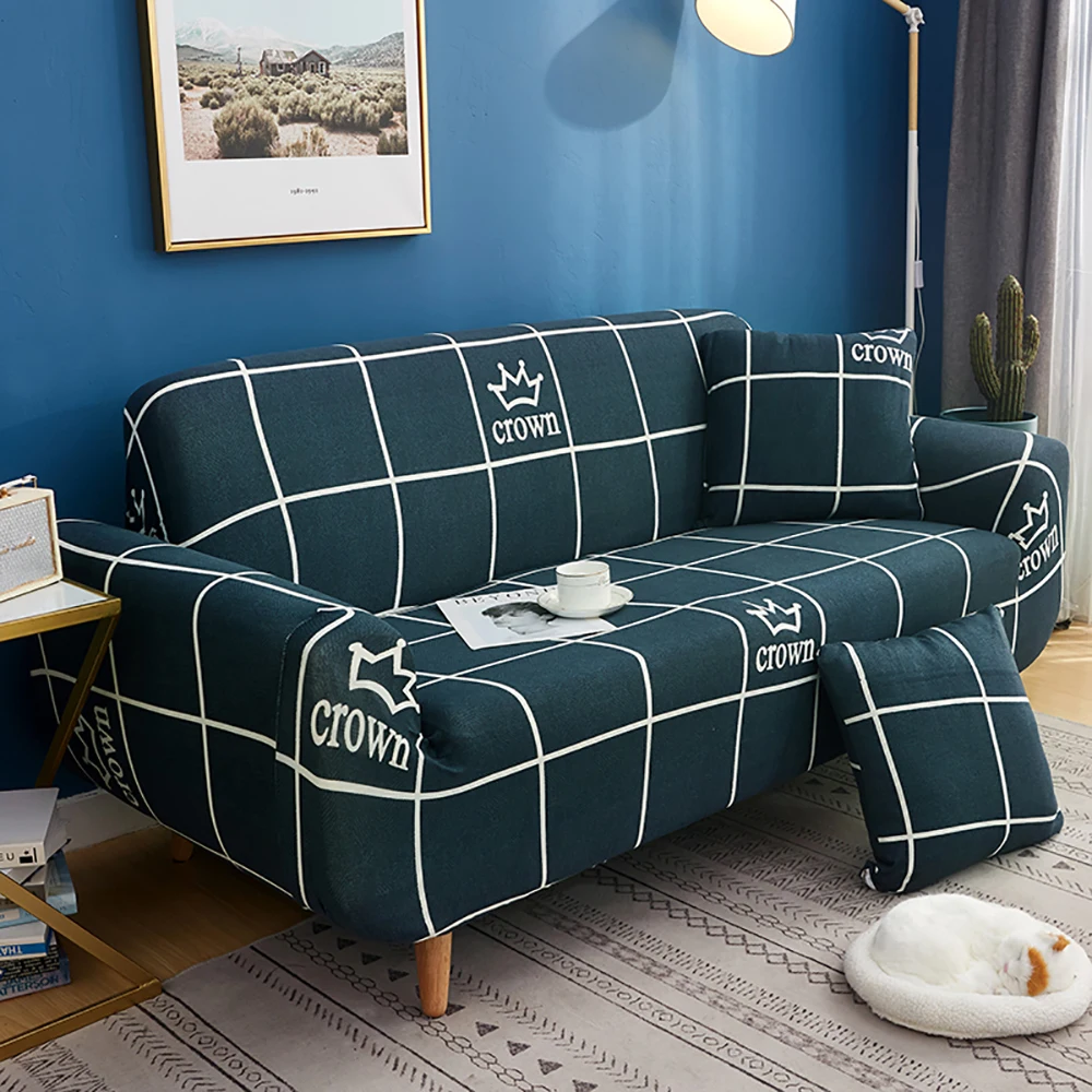 Эластичные чехлы для диванов защита мебели чехол дивана из полиэстера