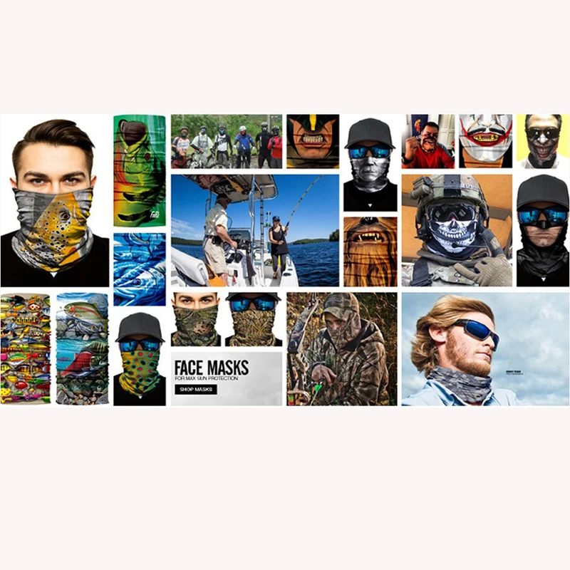 Маскировочная волшебная маска Защита лица пыленепроницаемый Балаклава