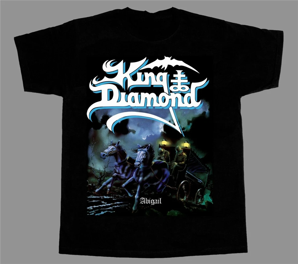 Футболка King Diamond Abigailྒྷ из тяжелого металла с длинными рукавами Черная