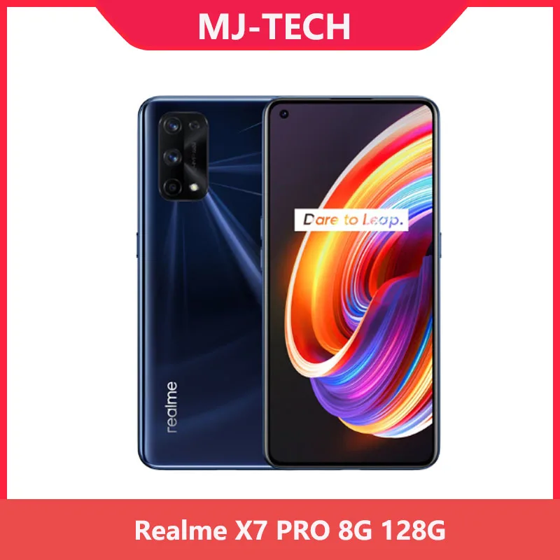 Realme X7 Pro 8 ГБ 128 NFC 5G 6 55 дюймов 120 Гц активно матричные осид Экран 64MP Quad камеры 4500 мА/ч