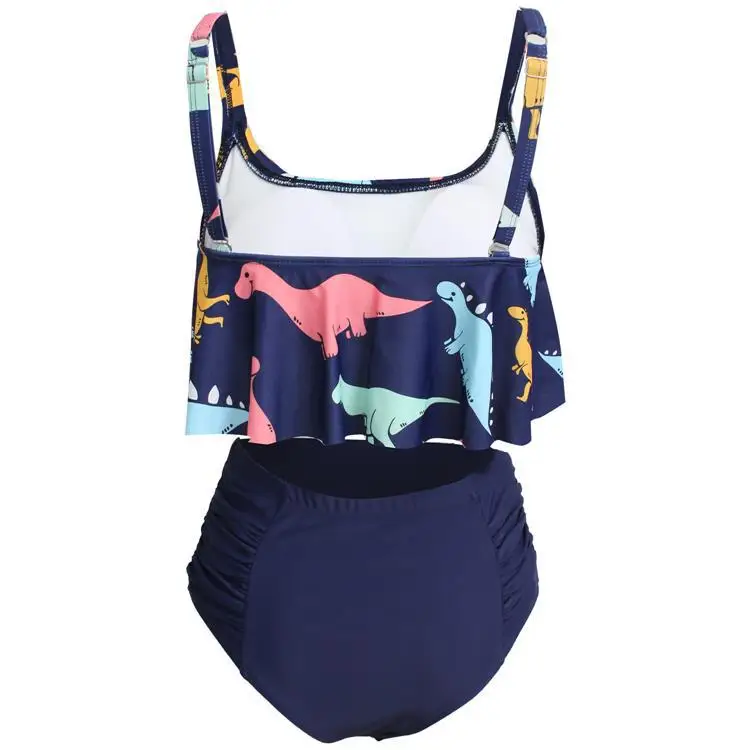 Новинка 2019 стильный купальник-бикини с принтом Юрского периода Европейский и