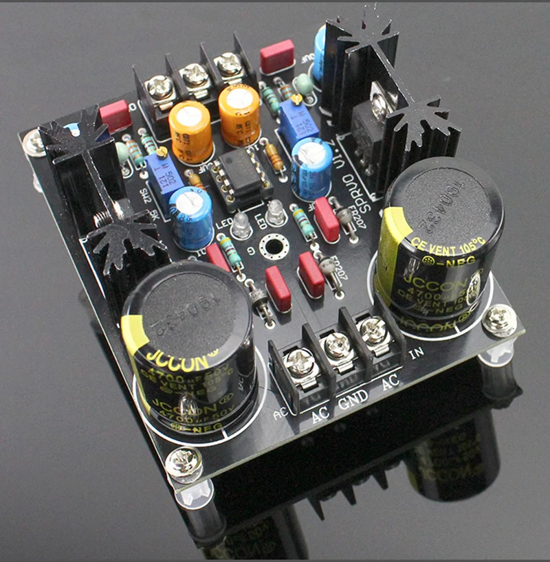 Регулируемый регулятор напряжения с двумя блоками питания AC-DC LM317/LM337 LF353 |