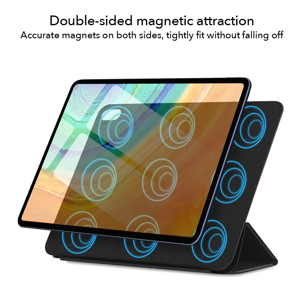dual magnet flip case for huawei matepad pro 10 8 smart sleep case cover for huawei tablet matepadpro magnetic protective shell free global shipping