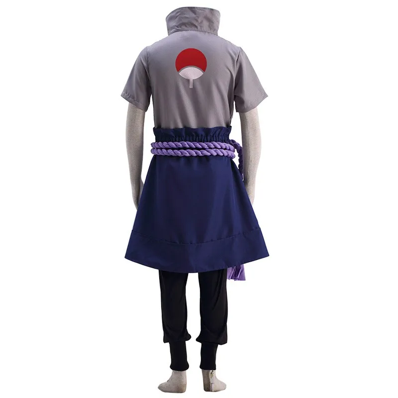 Аниме косплей костюм Саске учихи ниндзя Парик |