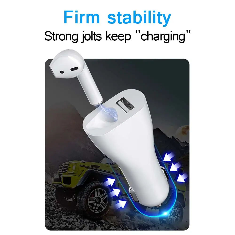 Charger Bleutooth Earphone Automatic Pairing Vehicle Car Bluetooth Headset Universal Safe Wireless Headphones | Автомобили и