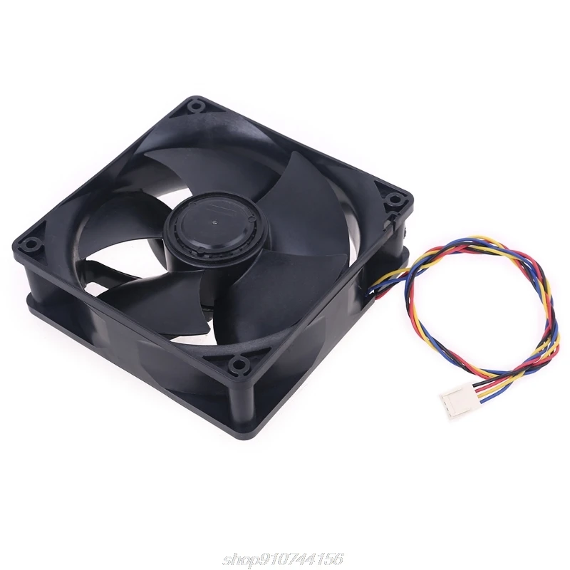 W12E12BS11B5-57 для Nidec 12038 DC12V 1.65A PWM охлаждающий вентилятор (12 см) 6000 об/мин Ant S7 S9 4 провода