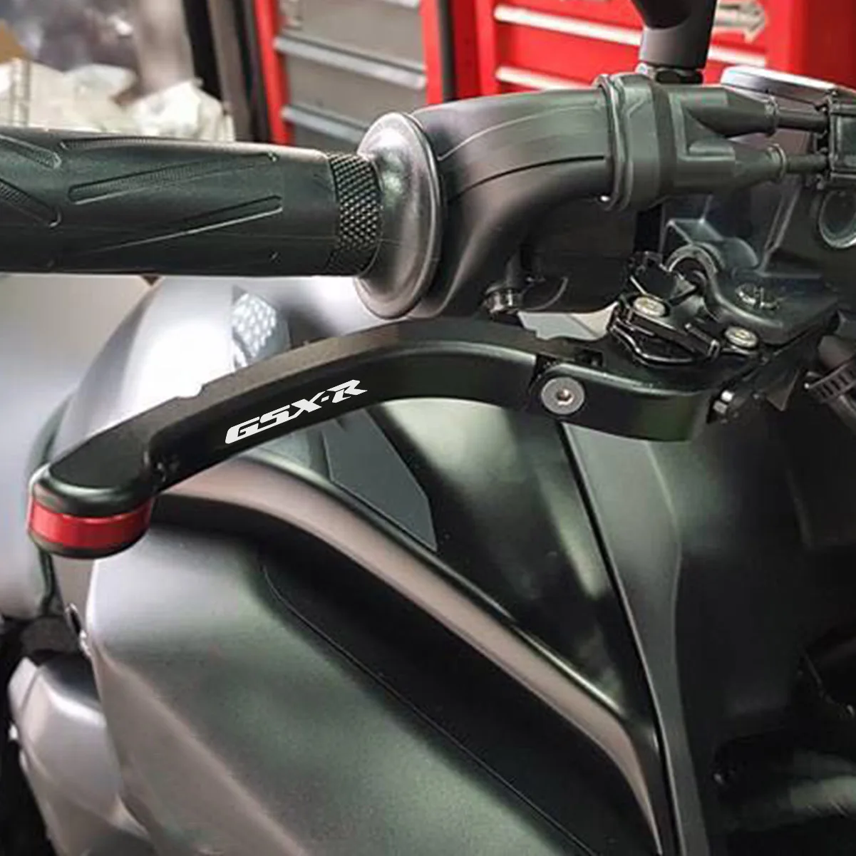 GSXR логотип Мотоцикл CNC регулируемый новый складной тормоз сцепления рычаги для