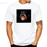 new angry dog black t shirt rottweiler funny designer top brand apparel men women