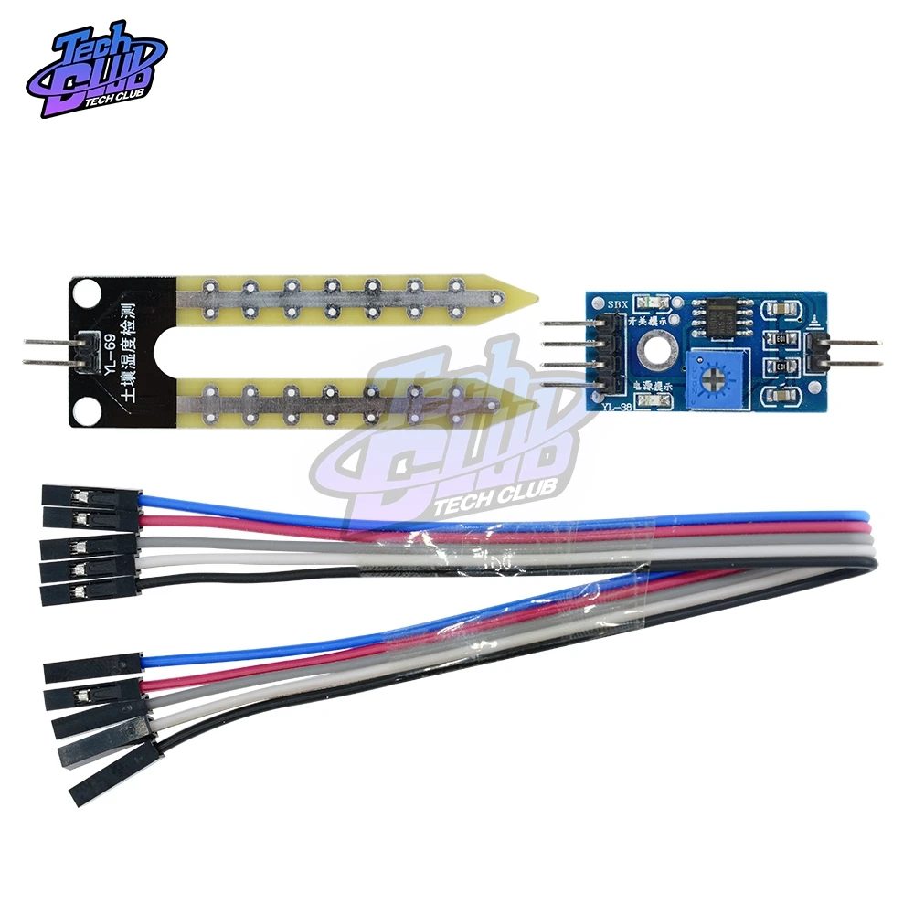 Модуль обнаружения влажности почвы гигрометр датчик воды для Arduino 3 В-5 В |