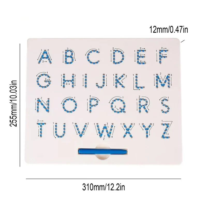 

Magnetic Lowercase Letter Board Puzzle Magnetic Board Magnetic Steel Ball Letter Board Early Education Tool