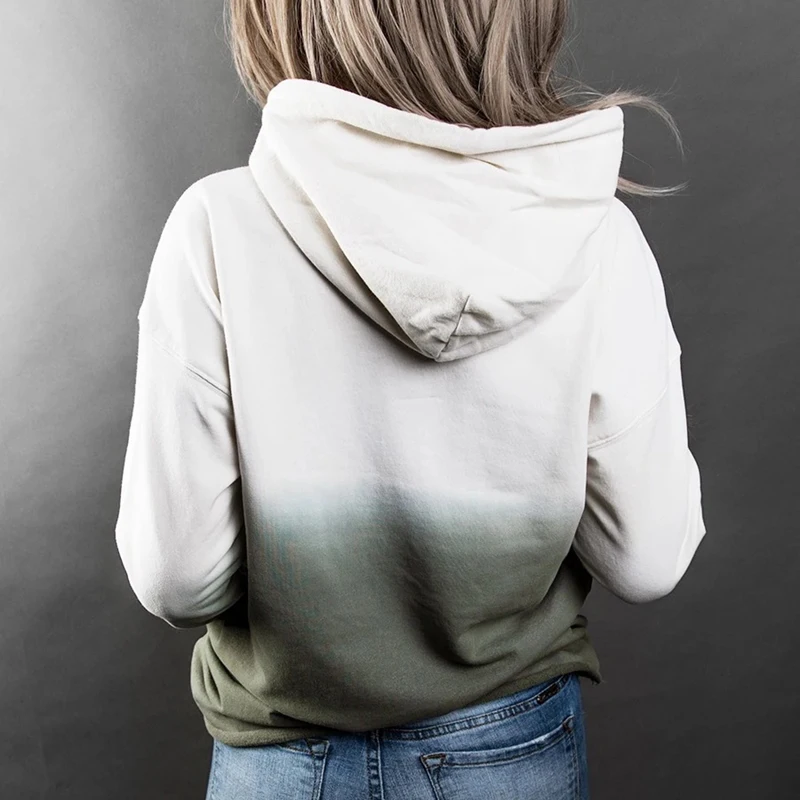

Gradient Tie Dye Pocket Casual Hoodie Women 2020 Autumn Long Sleeve Sweatshirt Ladies Oversized Harajuku Hoodies Kpop Clothes