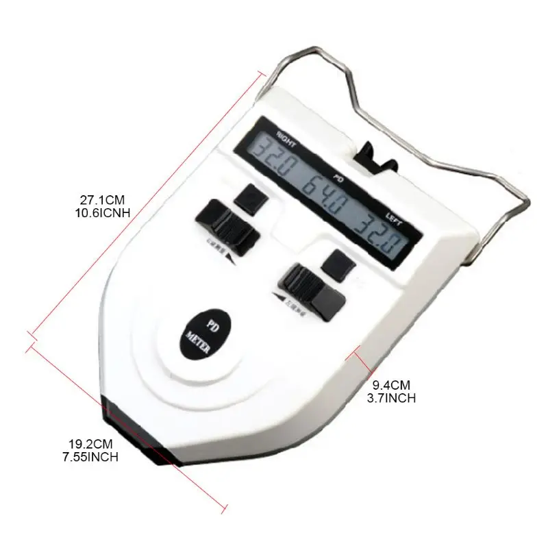 

Digital Pupilometer PD Ruler 45-82mm Pupil Distance Meter Visual Compensation
