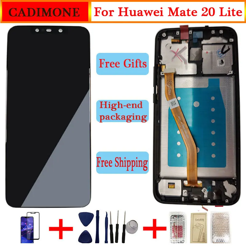 Для Huawei Mate 20 Lite ЖК экран с рамкой Замена экрана дисплей 2340*1080 SNE LX1 L21L23|Экраны для