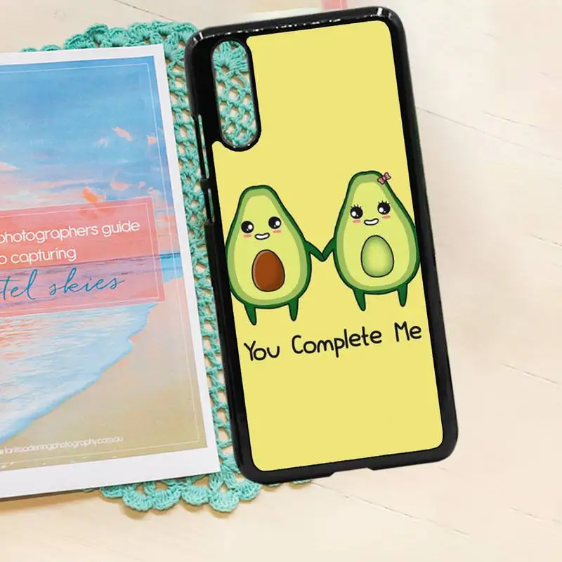 

Avocado cartoon Cute fruit Phone Case PC for iPhone 11 12 pro XS MAX 8 7 6 6S Plus X 5S SE 2020 XR