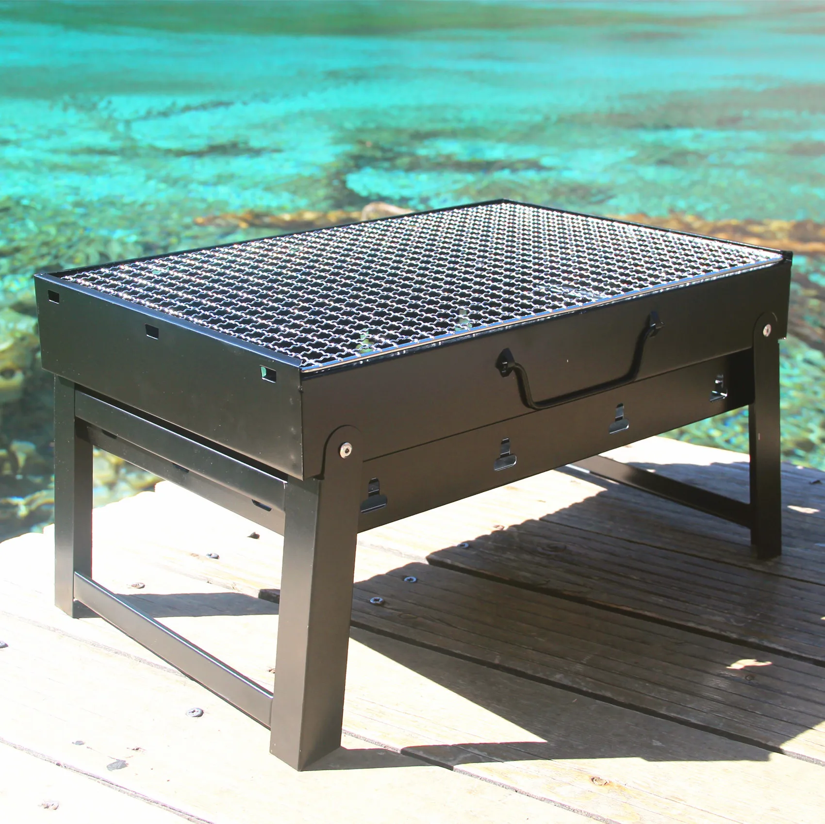 Барбекю для пикника на открытом воздухе Гриль большой размер нержавеющая сталь