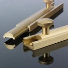 Китайский стиль старинный медный большой болт деревянная дверь медный дверной болт открытый дверной замок сад винтажная защелка из латуни