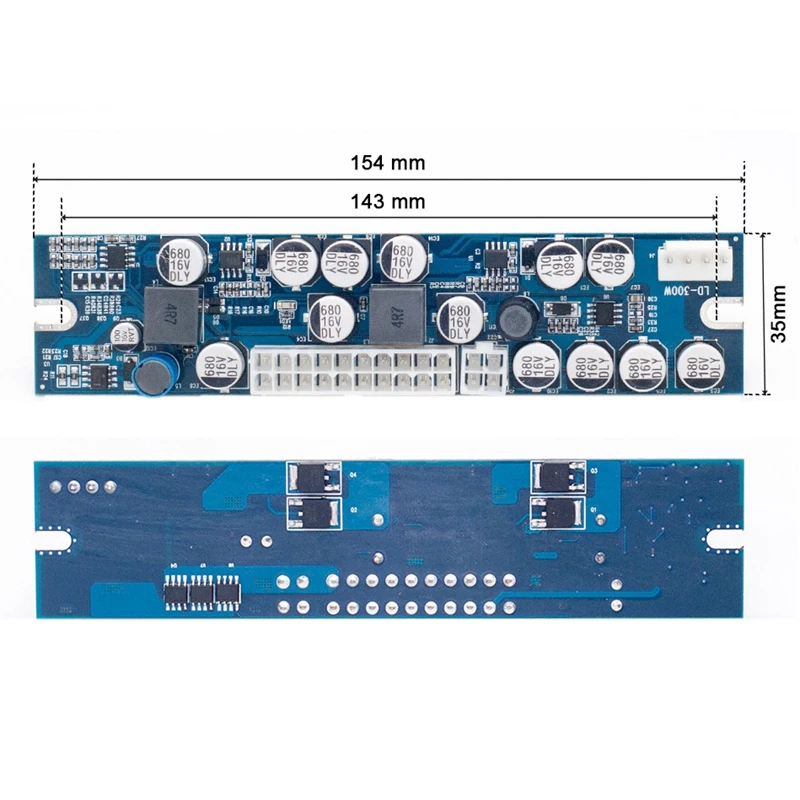 Dc To Atx Supply Power Module 12V 300W 24Pin Psu Switch for Computer | Компьютеры и офис