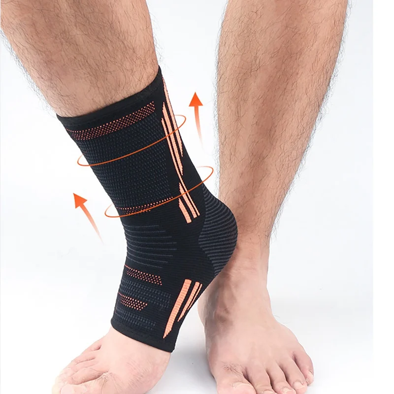 

Дышащая компрессионная защита для ног для поддержки голеностопа, противоскользящий аксессуар для баскетбола и бега