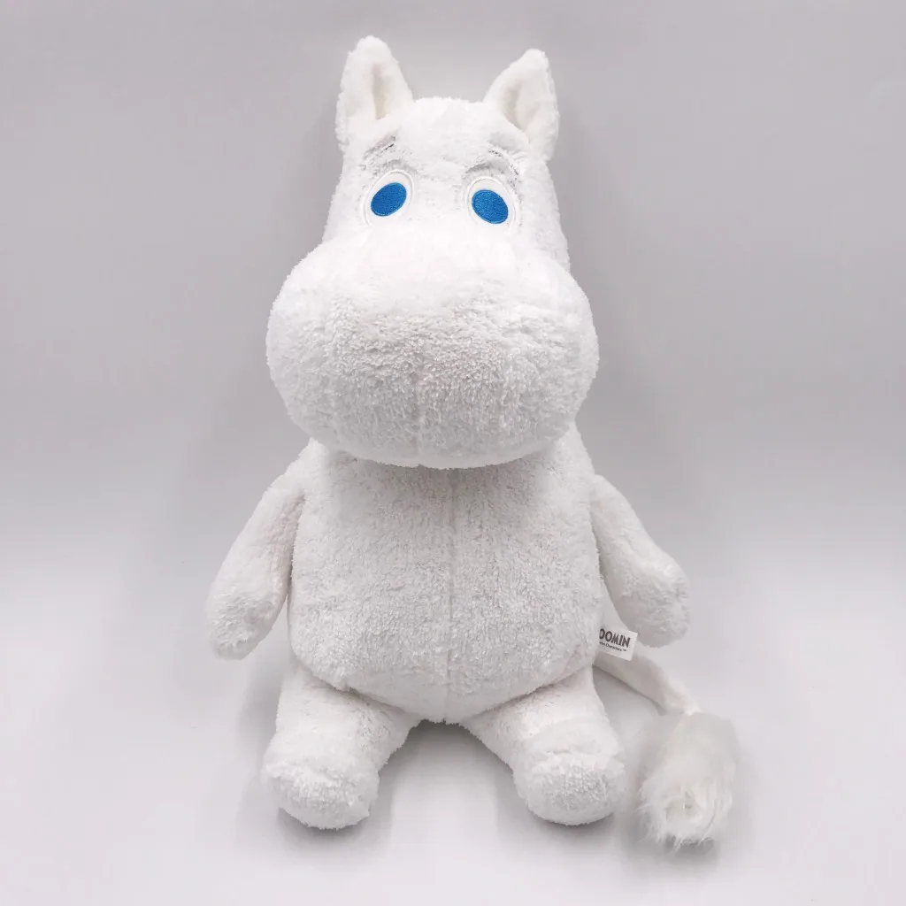 Подлинная авторизация высокое качество Moomin 35 см, сидячий, плюшевый куклы короткие плюшевые игрушки на день рождения Рождественский подарок для мальчиков и девочек