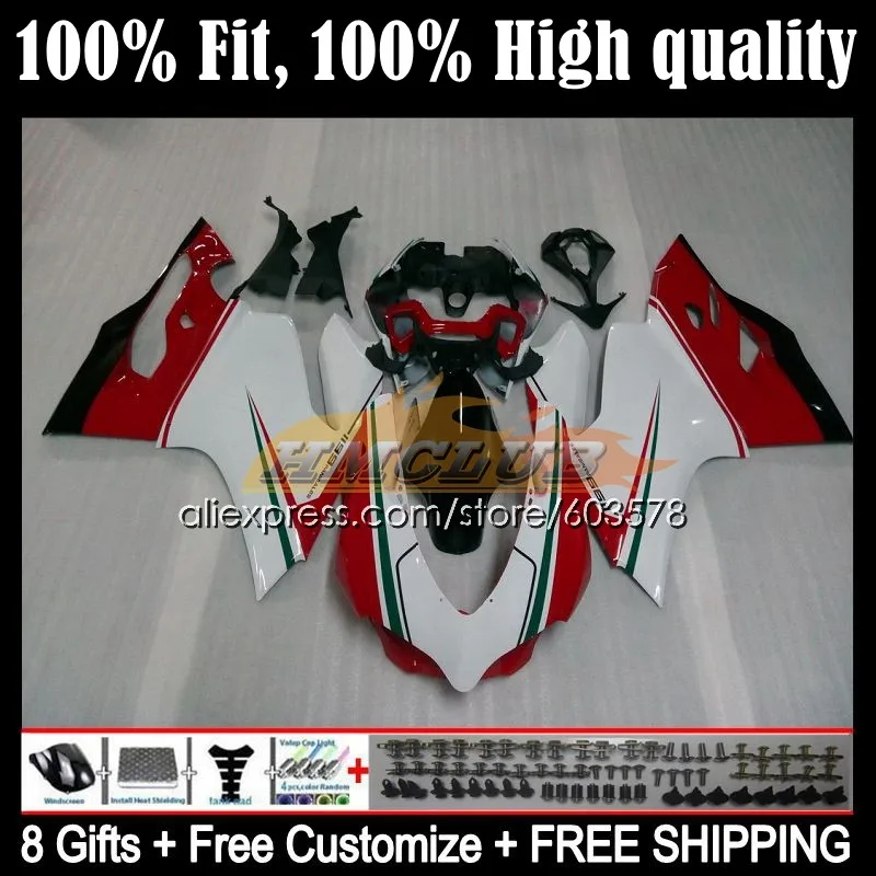 

Injection For DUCATI Panigale 899S 1199S 113CL.12 899 1199 S R 12 13 14 15 1199R 2012 2013 2014 2015 2016 Fairings white red