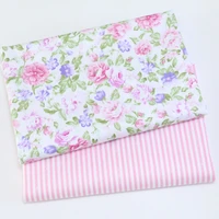 floral printed cotton twill fabric textile patchwork crafts fabric diy sewing quilted fat dormitory baby clothing cotton fabric