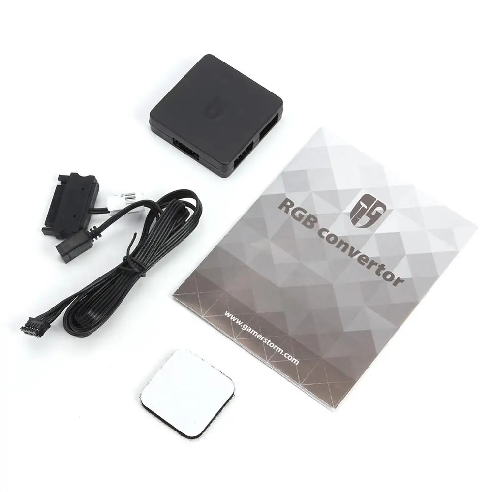 

RGB Convertor 5V to 12V RGB Transfer Hub SATA interface Magnet installation For RGB 3PIN M/B ASUS Gigabyte and MSI