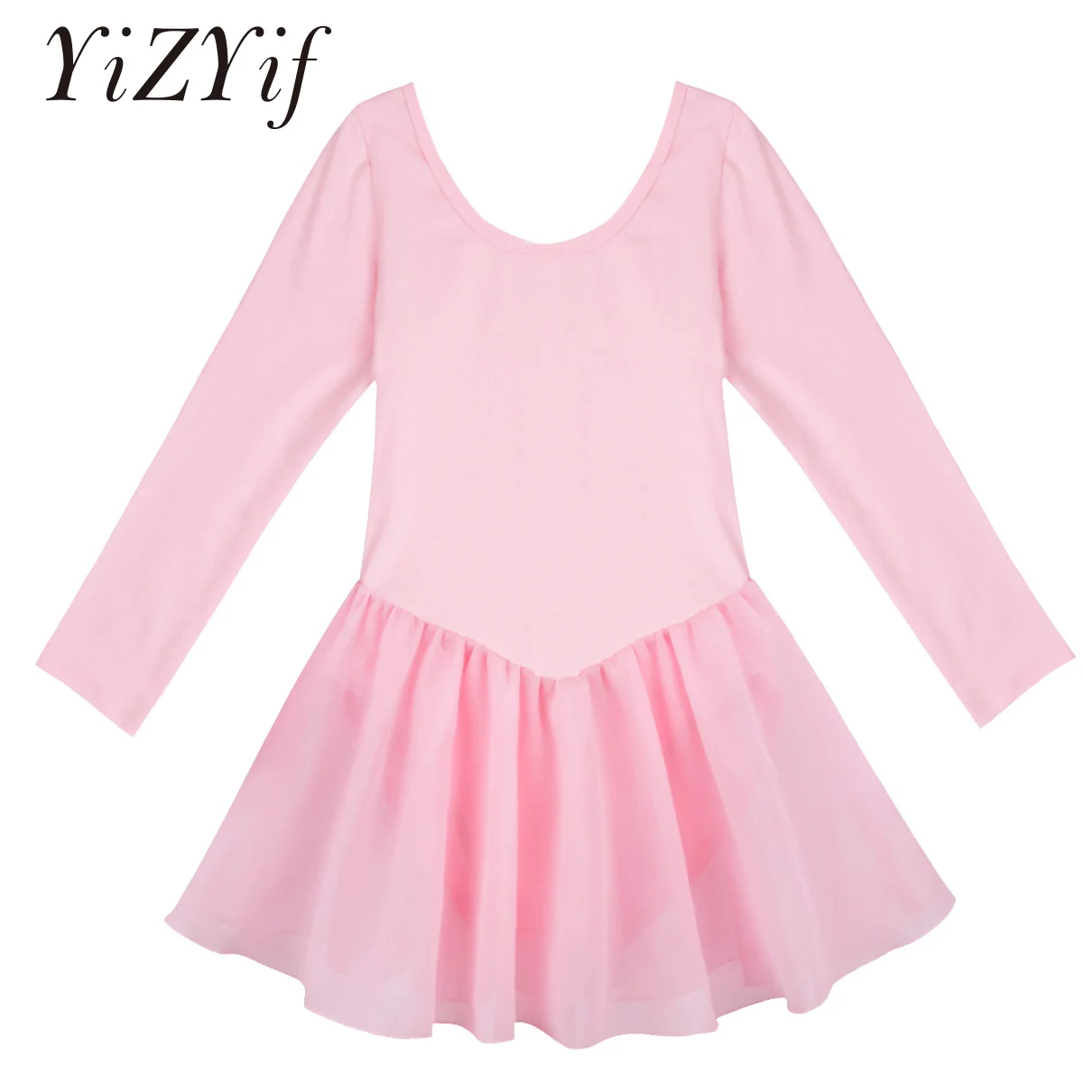 

Детское балетное танцевальное платье-пачка для девочек, гимнастическое трико с длинным рукавом, детская одежда для балетных представлений,...