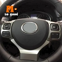 trim shell auto interior moulding accessories sticker abs matte 2015 2016 for lexus nx 200 car steering wheel button frame cover