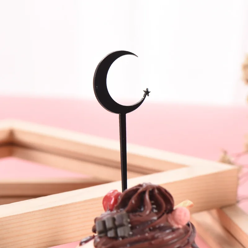 Eid Мубарак Торт Топперы акриловые свадебные детские Душ День Рождения вечерние