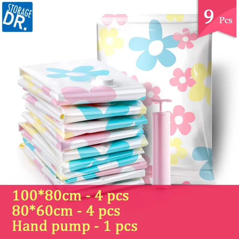 Комплект вакуумных компрессионных пакетов для хранения одежды комплект из 4