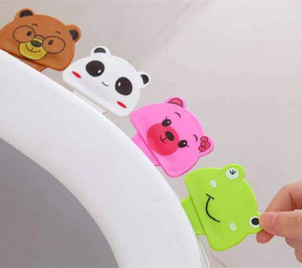 1 шт. милые Мультяшные аксессуары для унитаза крышка раскладушка креативная ключ