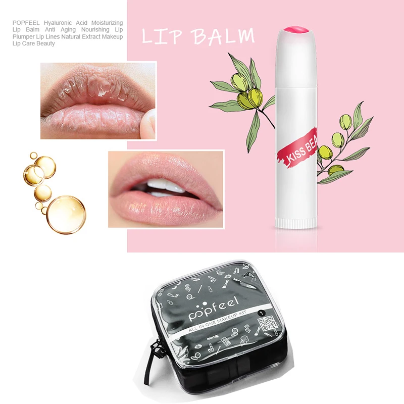

Popfeel 1Set Make Up Sets Cosmetics Kit Lipstick Lip Gloss Concealer with Makeup Bag