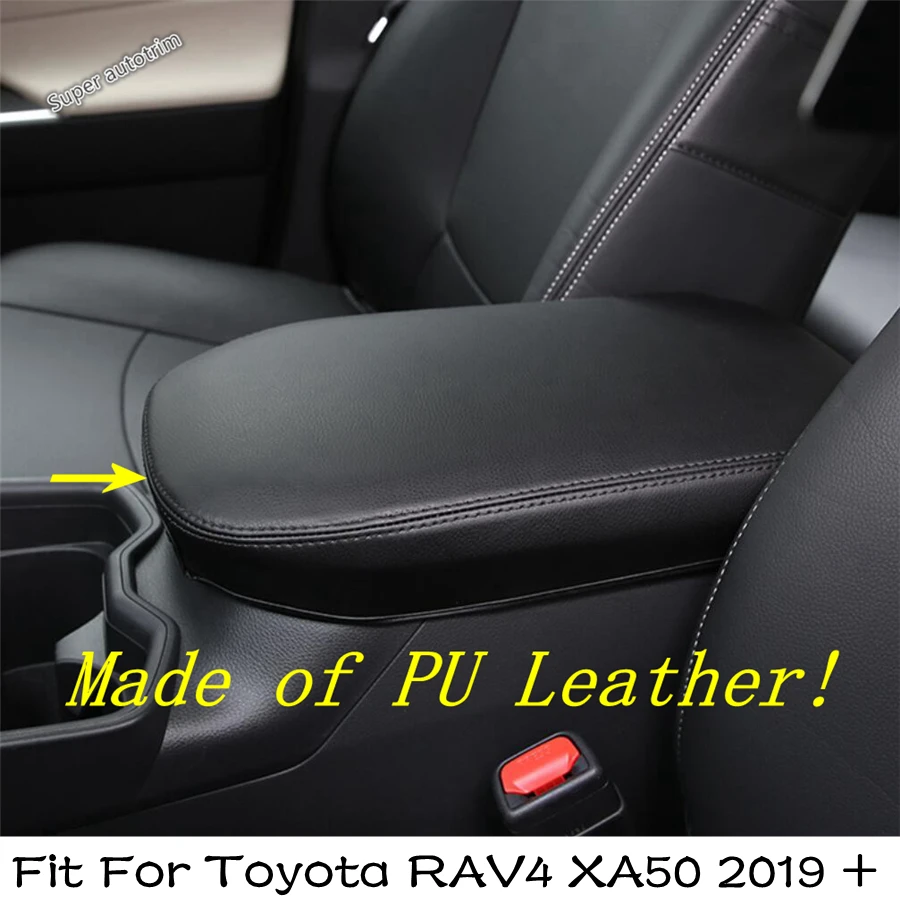 

Lapetus Car Central Armrest Box Protective Cover PU Leather Pad Mat Cushion For TOYOTA RAV4 RAV 4 XA50 2019 - 2022 Accessories