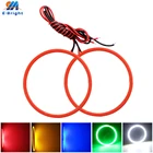 2 шт.компл. 70 мм 12 В COB 60 SMD Светодиодные Автомобильные кольца Angel Eyes Halo DRL водонепроницасветодиодный противотумансветильник Красный Белый Зеленый янтарный Зеленый