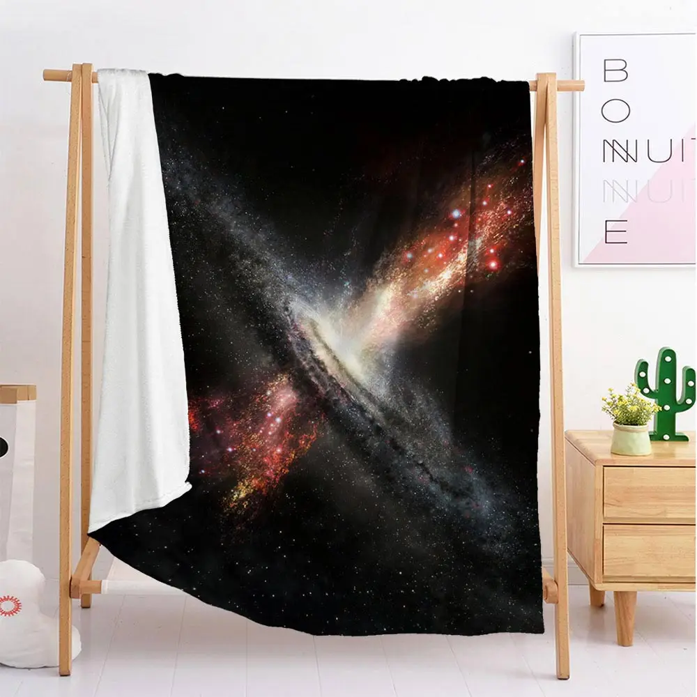 

starry sky pink luxury animal crossing fabric blanket for bed custom photo weighted tapestry throw h fuzzy blanket 2