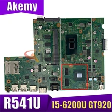 R541U for ASUS X541UV X541UVK A541U X541UJ F541U X541U K541U laptop motherboard mainboard 100% test OK I5-6200U cpu 4G/RAM GT920