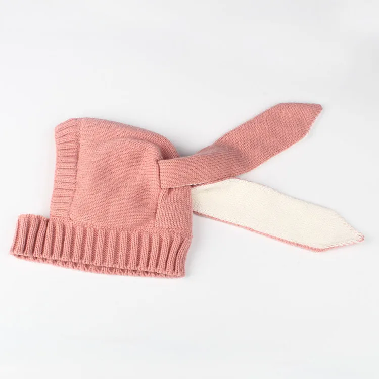 Детские зимние шапки для девочек и мальчиков теплые Детская шапка с заячьими