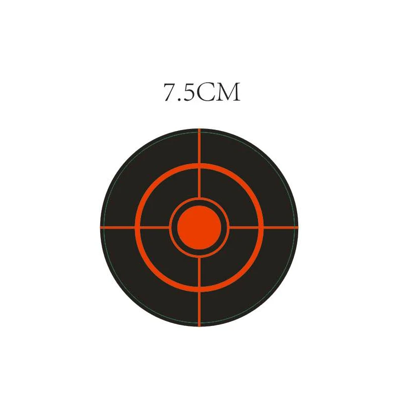 250 рулонов наклеек для стрельбы, 7,5 см, долговечные аксессуары для стрельбы, реактивная наклейка Bullseye splash Target от AliExpress WW