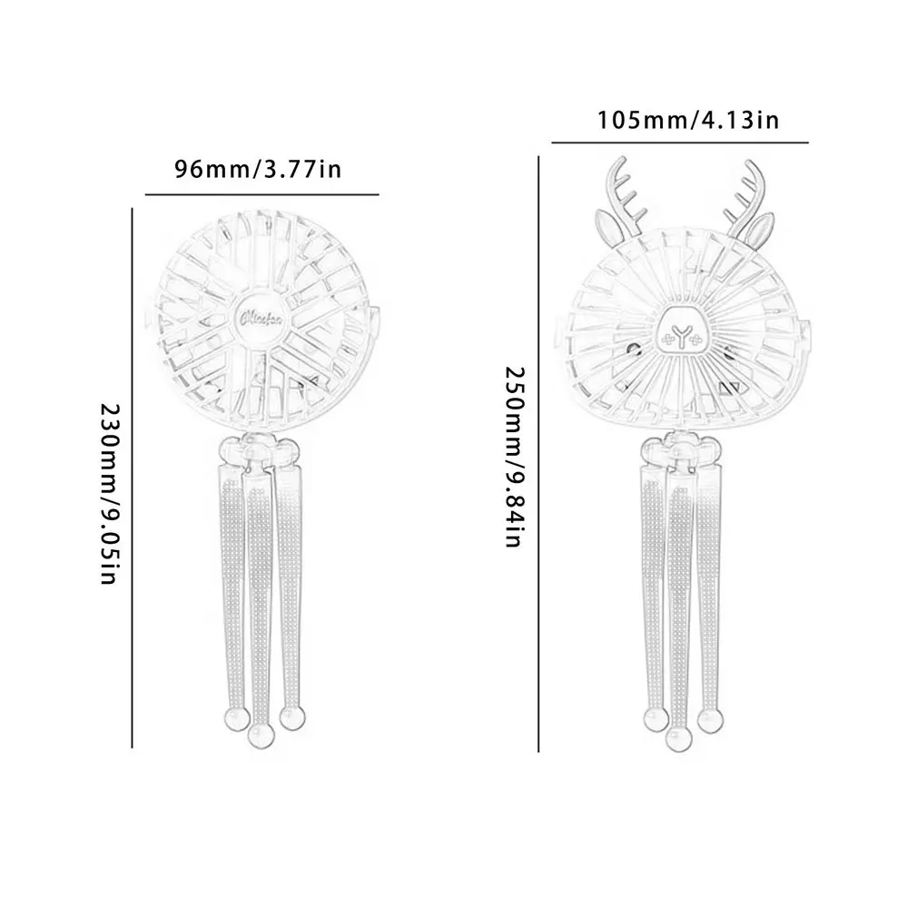 

Mini Adjustable Hanging Electric Fan Octopus Stand Portable Handheld USB Charging Fan Cooler For Student Use