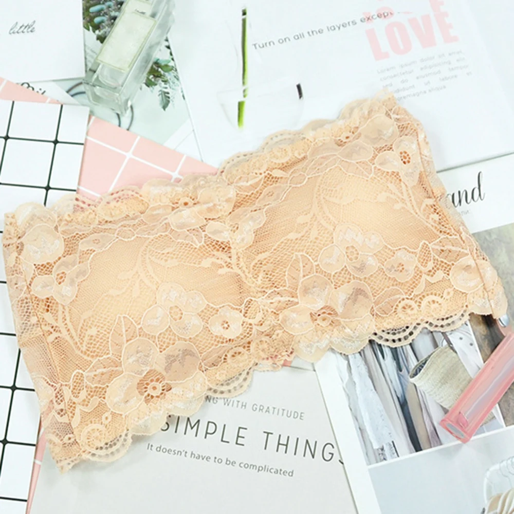 Женское кружевное сексуальное нижнее белье без бретелек кружевной бюстгалтер с