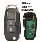 Kutery смарт-пульт дистанционного флипа ключа Автозапуск брелок для Ford Fusion 2013-2016 3 кнопки 315 МГц ID49 чип FCC, аддитивного цветового пространства (ID: N5F-A08TAA 5923667