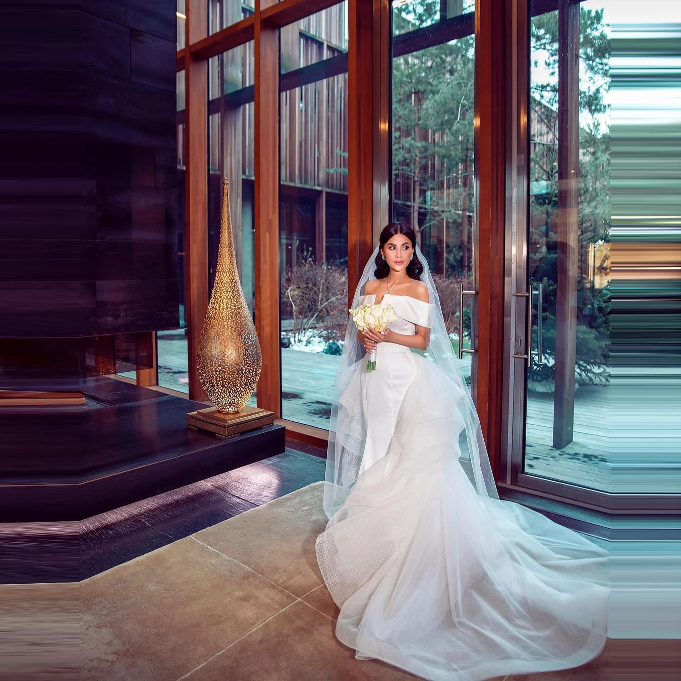 Уникальные свадебные платья-русалки с тюлевым шлейфом пышное свадебное длинное