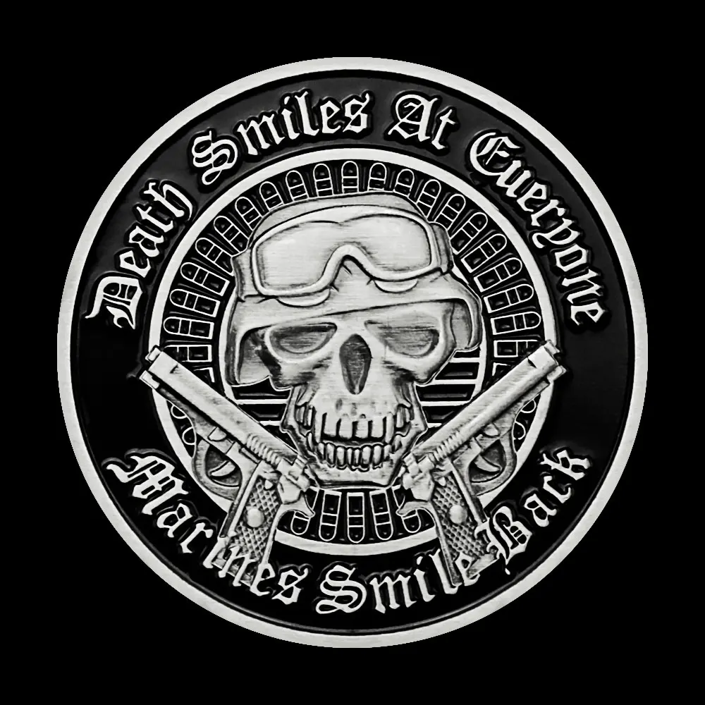 Коллекционные монеты морской пехоты США военно-морской посеребренные Сувениры и