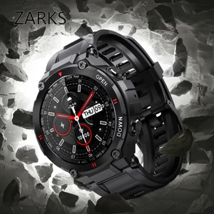 zarks 2021 men business smart watch water proof ip67 heart rate sleep monitoring custom face alarm bluetooth call calories free global shipping