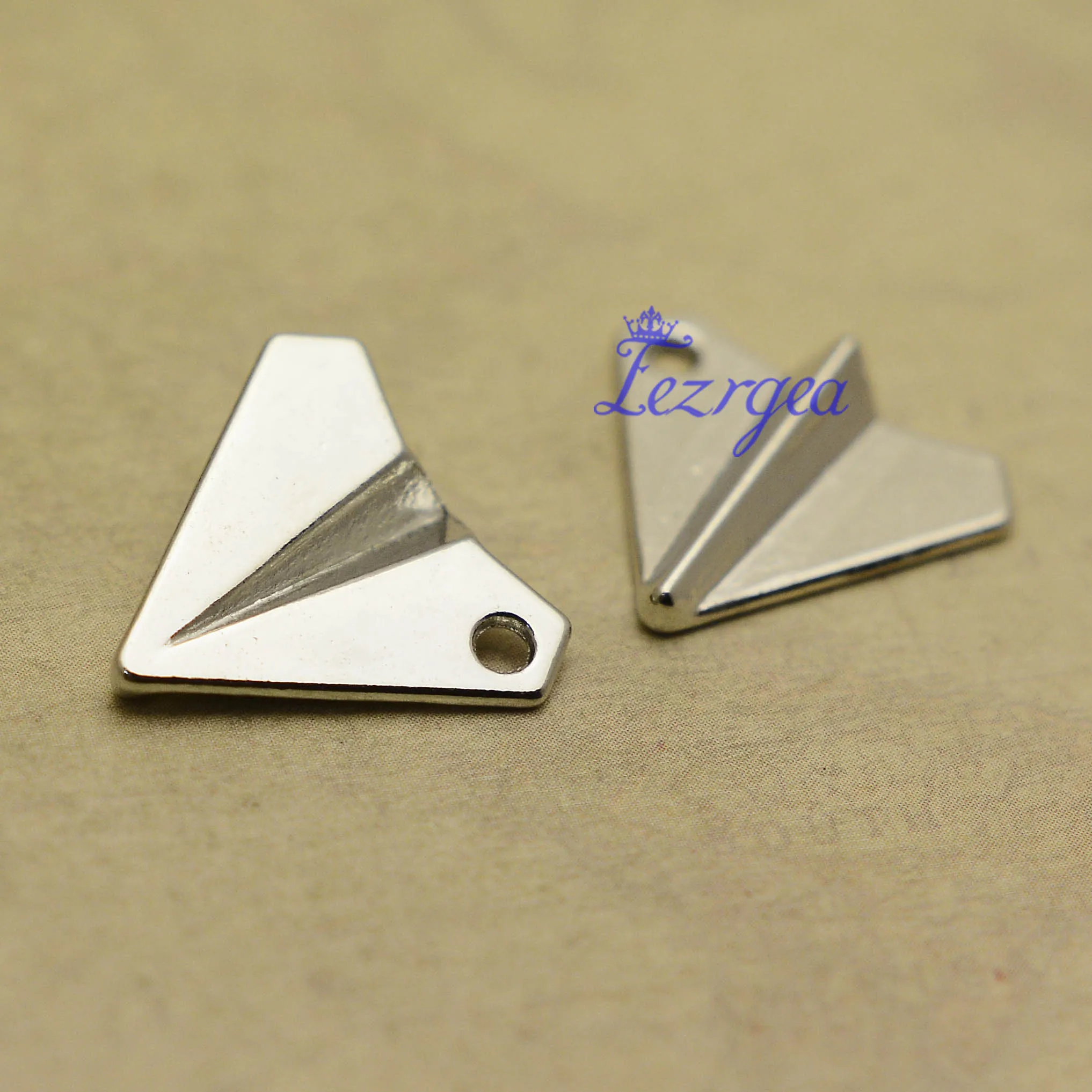 30pcs/lot--18x17mm Antique silver plated/bronze plated paper airplane plane Charms DIY supplies Jewelry accessories | Украшения и