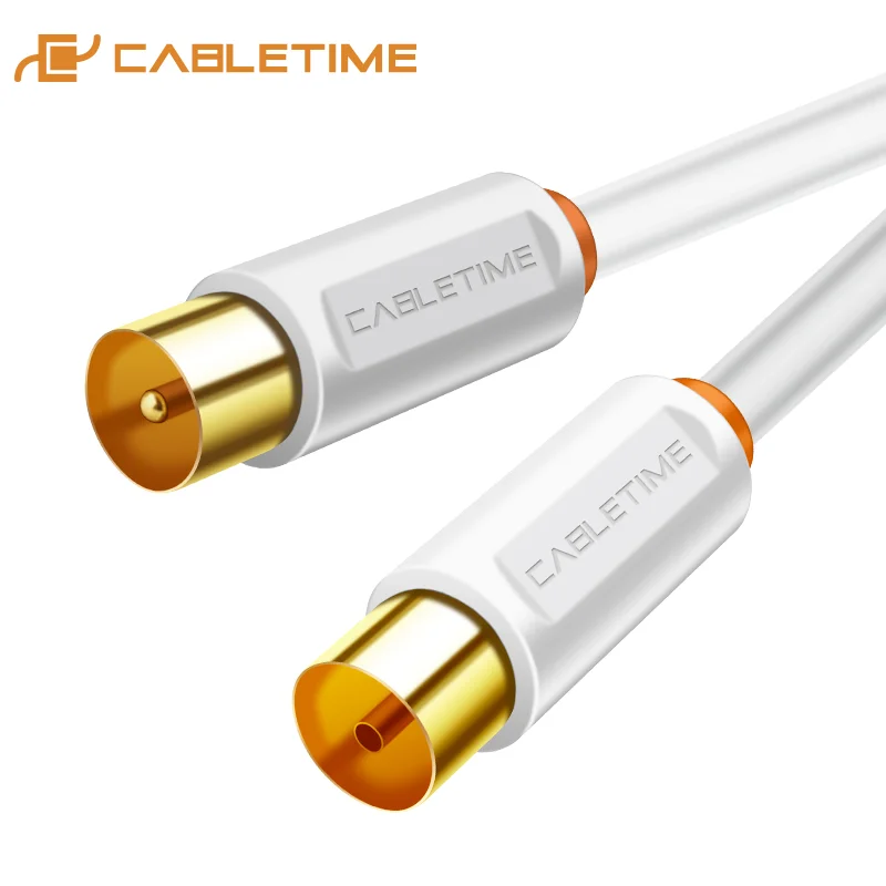 CABLETIME TV M/F кабель 3C2V видео ТВ антенна для телевизора высокой четкости HD Высокое