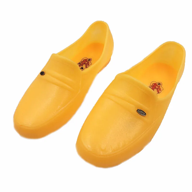 Сапоги Aleafalling мужские водонепроницаемые ПВХ повседневная обувь на плоской